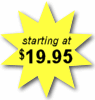 Just $19.95 for up to 10 teams and only $2 for each additional team over 10!